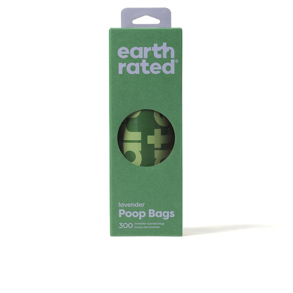 Earth Rated Rollo bolsa lemmikin annostelija #lavanda 300 kpl | Vuodevaatteet.fi
