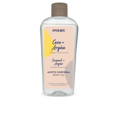 Kookospähkinän ja arganin kosteuttava body oil 200 ml - FLOR DE MAYO