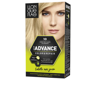 Color advance #10-erittäin vaalea kirkastava rubio 1 u - LLONGUERAS