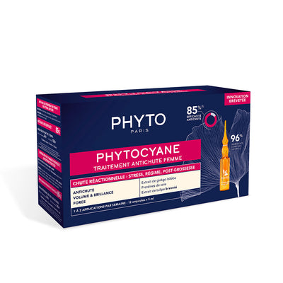Phytocyane hoito naisille hiustenlähtöä vastaan 12 x 5 ml - PHYTO