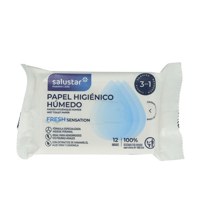 Higiene anal peräpukamat ja halkeamat 100% luonnollinen 12 kpl - SALUSTAR