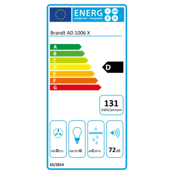 Brandt Liesituuletin 60 cm Ruostumaton Teräs