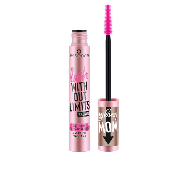 Essence Lash with out limits extreme lengthening & volume #02-ruskea 13 ml | Vuodevaatteet.fi