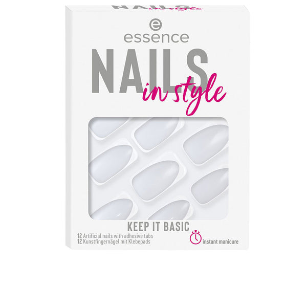 Essence Nails in style tekonenät #15-keep it basic 12 kpl | Vuodevaatteet.fi