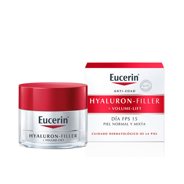 Eucerin Hyaluron filler + volume-lift päivävoide normaalille ja sekaiholle 50 ml | Vuodevaatteet.fi