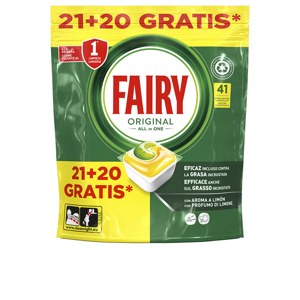 Fairy All In 1 Original Dishwasher 41 Capsules | Vuodevaatteet.fi