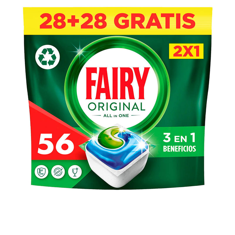 Fairy All In 1 Original Dishwasher 56 Capsules | Vuodevaatteet.fi