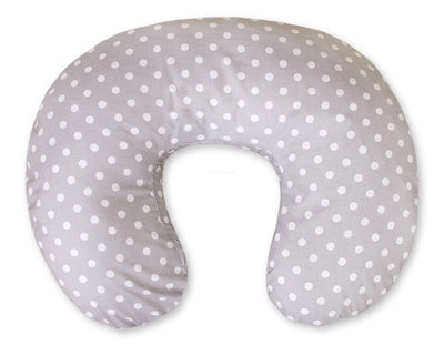Monikäyttöinen ergonominen imetystyyny - white dots on grey