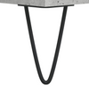 Betoninharmaa senkki Gloria 69,5x34x90cm (puinen)