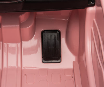 Fiat 500E Vaaleanpunainen Lasten sähköauto - Vuodevaatteet.fi