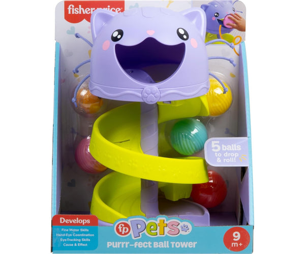 mattel - Fisher-Price kissatorni palloilla