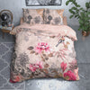 Taupe flanelli pussilakanasetti FL Forest Charm