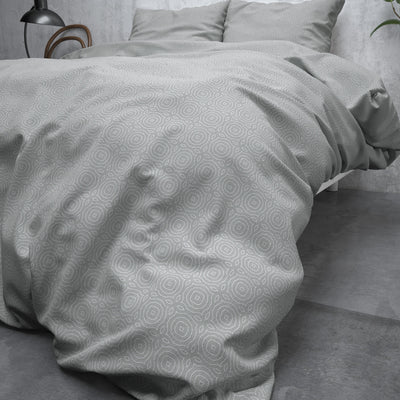Harmaa flanelli pussilakanasetti Flanel Jason