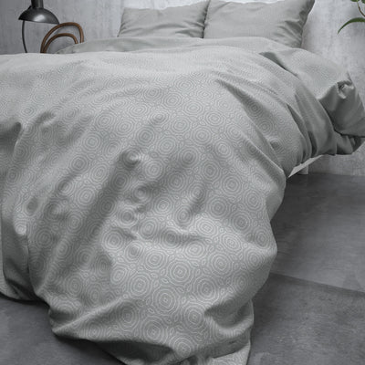 Harmaa flanelli pussilakanasetti Flanel Jason