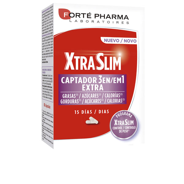 Forté Pharma Xtraslim Capturer 3 In 1 Extra 60 Capsules | Vuodevaatteet.fi
