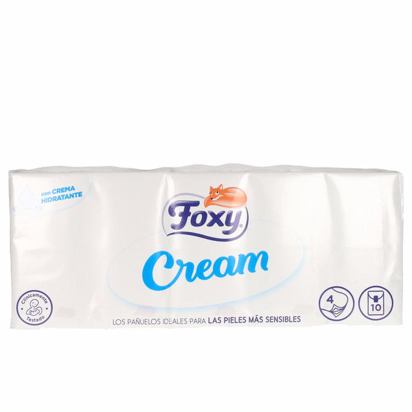 Foxy Cream nenäliinat herkälle iholle 10 x 9 kpl | Vuodevaatteet.fi