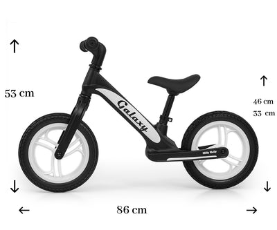 Galaxy Potkupyörä Musta - Vuodevaatteet.fi