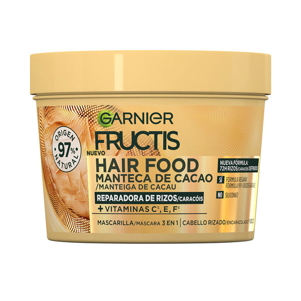 Garnier Fructis hair food kaakaovoi-naamio ravitut kiharat 390 ml | Vuodevaatteet.fi