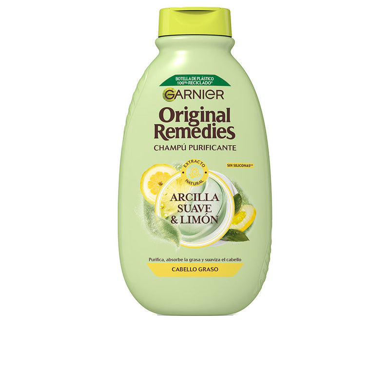 Garnier Original Remedies Gentle Clay And Lemon Shampoo 400 Ml | Vuodevaatteet.fi