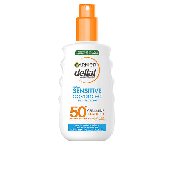 Garnier Sensitive advanced suojaava spray spf50+ 150 ml | Vuodevaatteet.fi
