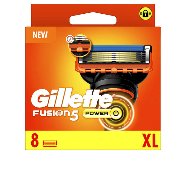 Gillette Fusion 5 power -laturi, 8 täyttöä | Vuodevaatteet.fi