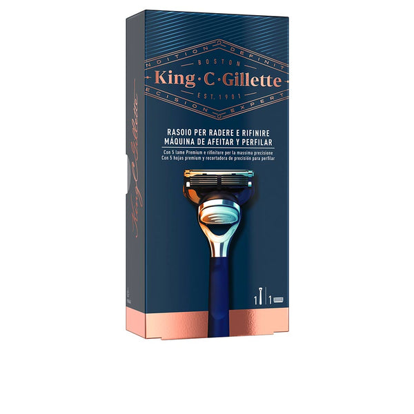 Gillette king ajoparta- ja viimeistelypartahöylä 1 kpl | Vuodevaatteet.fi