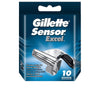 Gillette Sensor Excel Charger 10 Refills | Vuodevaatteet.fi