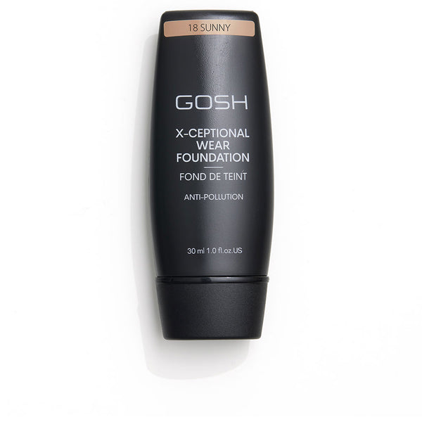 Gosh X-ceptional wear foundation pitkäkestoinen meikki #18-sunny 35 ml | Vuodevaatteet.fi