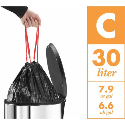 Hailo Poljinroskis Oko Duo Plus L-koko 17 l + 9 l valkoinen