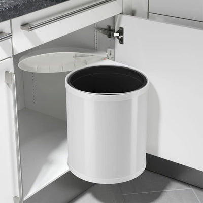 Hailo Roskakori Compact-Box kaappiin koko M 15 l valkoinen