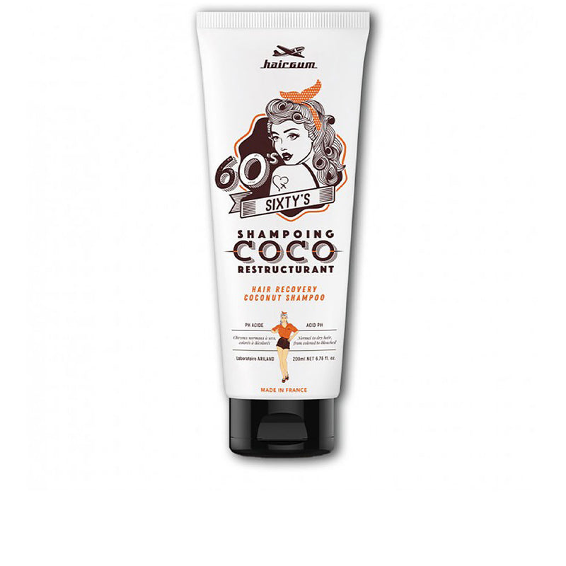 Hairgum Sixty's recovery coconut shampoo 200 ml | Vuodevaatteet.fi