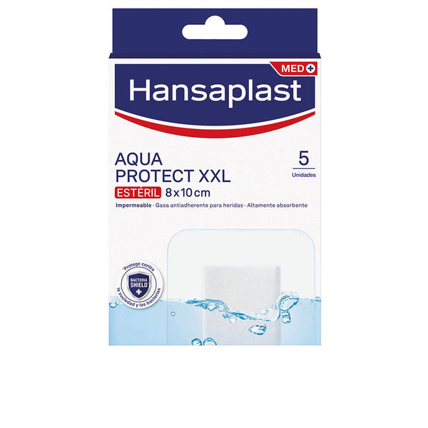 Hansaplast Hp aqua protect xxl laastarit 8 x 10 cm 5 kpl | Vuodevaatteet.fi