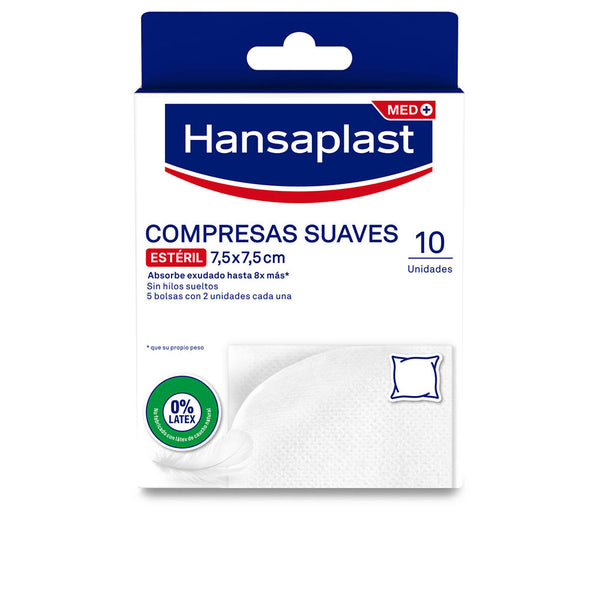 Hansaplast Hp Gasas Suaves 7,5 X 7,5 Cm 10 U | Vuodevaatteet.fi