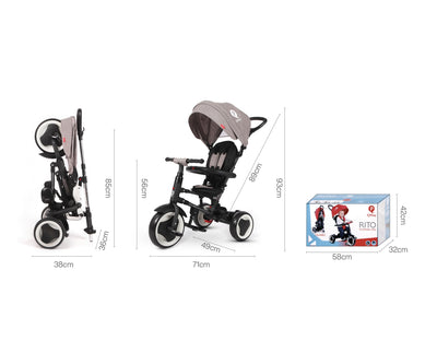 Harmaa Kolmipyörä - Rito - Vuodevaatteet.fi