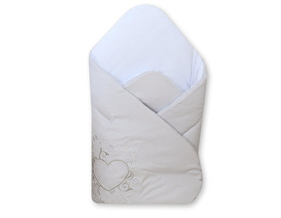 Babynest with stiffening - Chic white