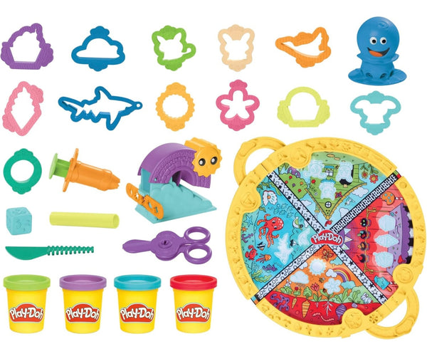 Mix - Play-Doh kokoontaitettava kannettava leikkimatto