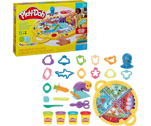 Mix - Play-Doh kokoontaitettava kannettava leikkimatto