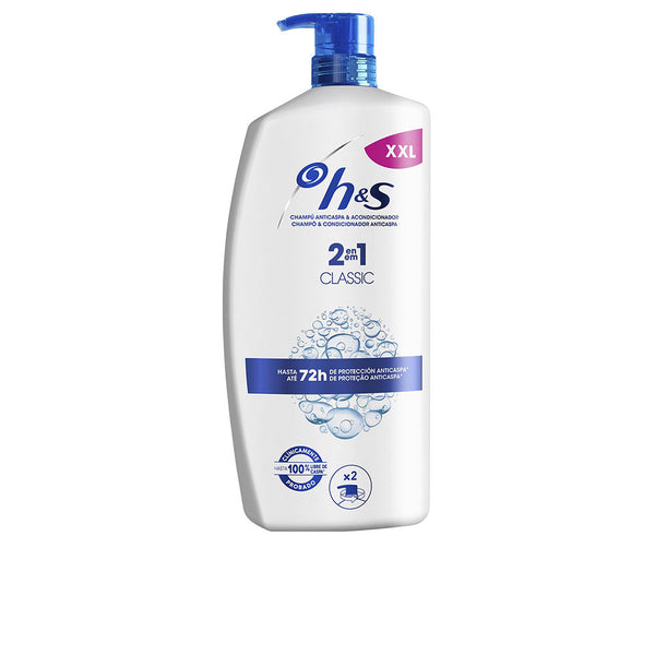 Head & Shoulders H&S Classic 2-In-1 Anti-Dandruff Shampoo And Conditioner 1000 Ml Dispenser | Vuodevaatteet.fi