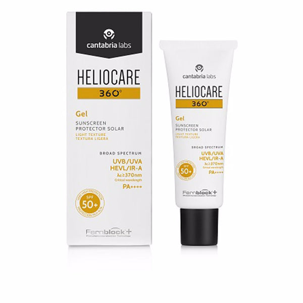 Heliocare 360º aurinkosuojageeli, kevyt koostumus spf50+ 50 ml | Vuodevaatteet.fi