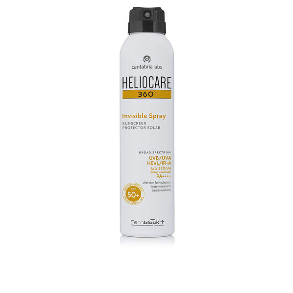 Heliocare 360º invisible aurinkosuojasuihke spf50+ 200 ml | Vuodevaatteet.fi