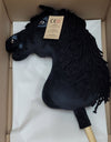 Premium Keppihevonen / Hobby Horse - Black horse A3