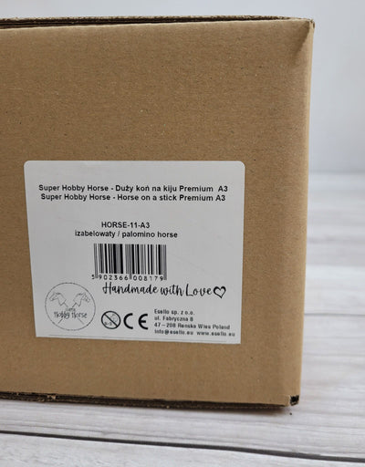 Premium Keppihevonen / Hobby Horse - Palomino A3