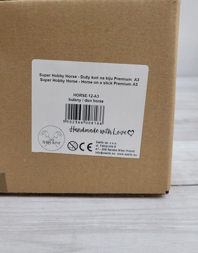 Premium Keppihevonen / Hobby Horse - Dun horse A3
