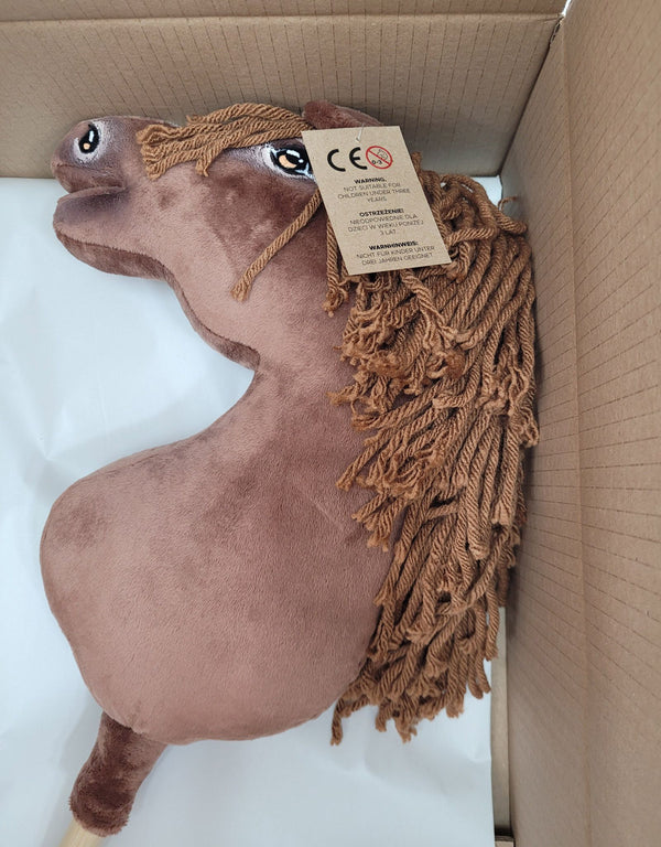 Super Hobby Horse - Super Hobby Horse Premium keppihevonen A3 - tumma kastanjanruskea hevonen