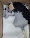 Premium Keppihevonen / Hobby Horse - Gray horse 4 A3