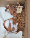 Premium Keppihevonen / Hobby Horse - Tobiano bay brown A3