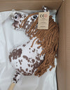Premium Keppihevonen / Hobby Horse - Brown leopard with brown A3