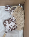 Premium Keppihevonen / Hobby Horse - Brown leopard with beige A3