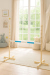 Super Hobby Horse - Hobby Horse hyppyeste 120 cm, vaaleansininen puomi