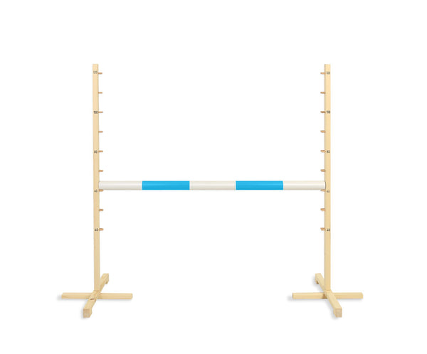 Super Hobby Horse - Hobby Horse hyppyeste 120 cm, vaaleansininen puomi